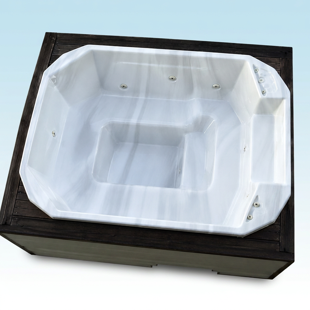 6–8 Seater Rectangular Spa
